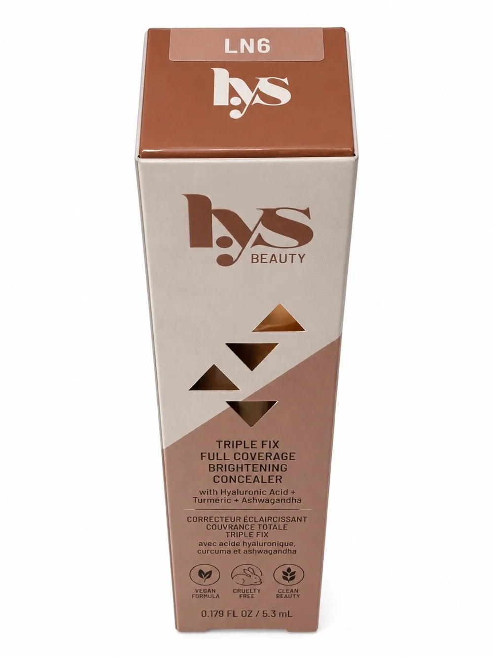 LYS Beauty Triple Fix Full Coverage Brightening Concealer – LN6 Light Nude | NEW
